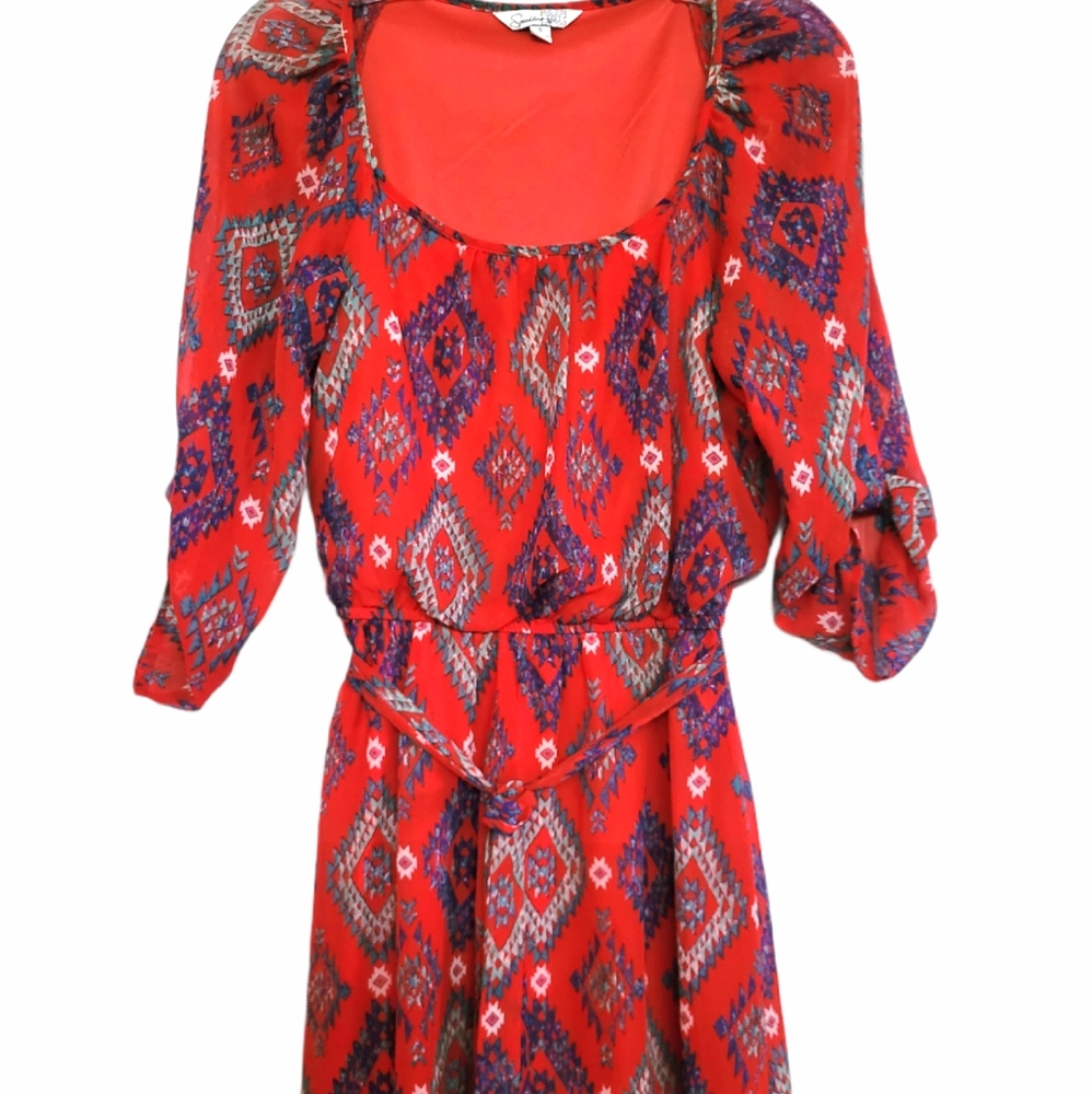 Native American Print Dress